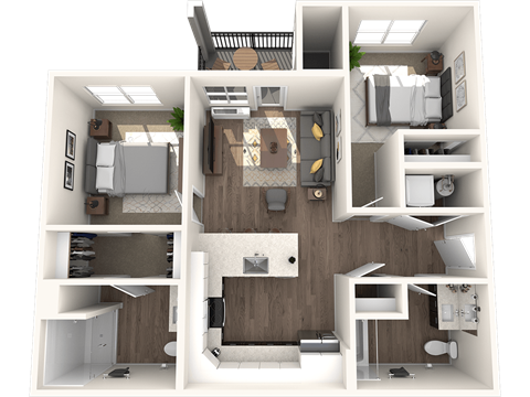 Solis at Petrosa_Bend_OR_FP_Odell Garden_3D